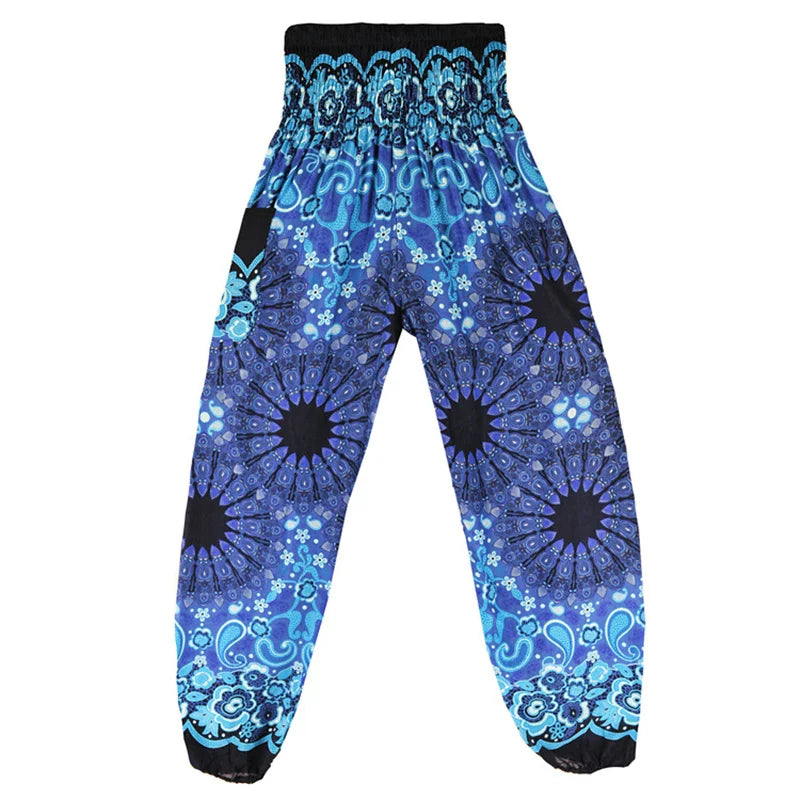 Pantaloni Boho Donna in Rayon – Comodi, Leggeri, Perfetti per Yoga e Relax