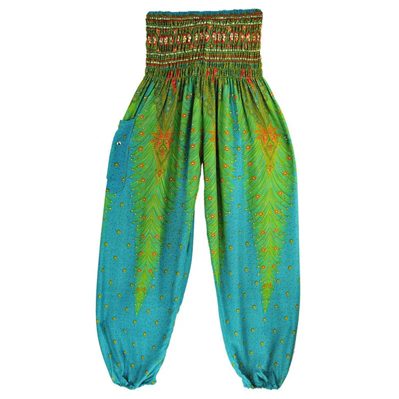 Pantaloni Boho Donna in Rayon – Comodi, Leggeri, Perfetti per Yoga e Relax