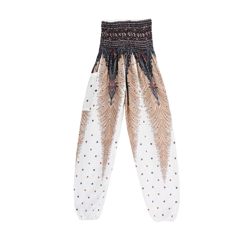 Pantaloni Boho Donna in Rayon – Comodi, Leggeri, Perfetti per Yoga e Relax