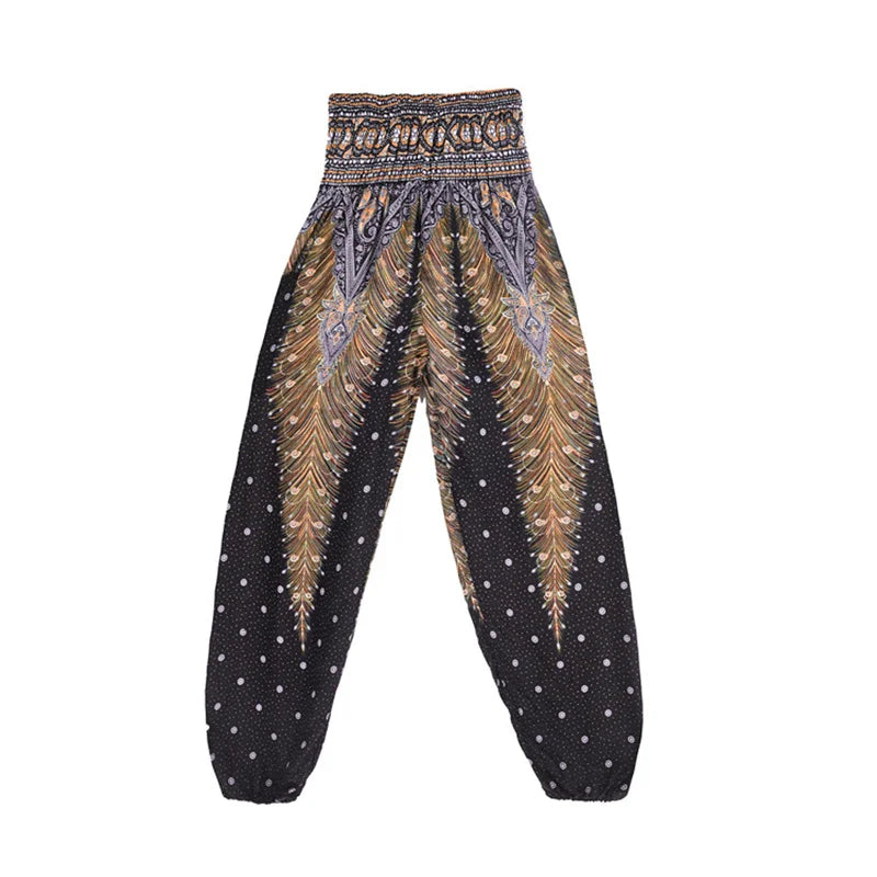 Pantaloni Boho Donna in Rayon – Comodi, Leggeri, Perfetti per Yoga e Relax